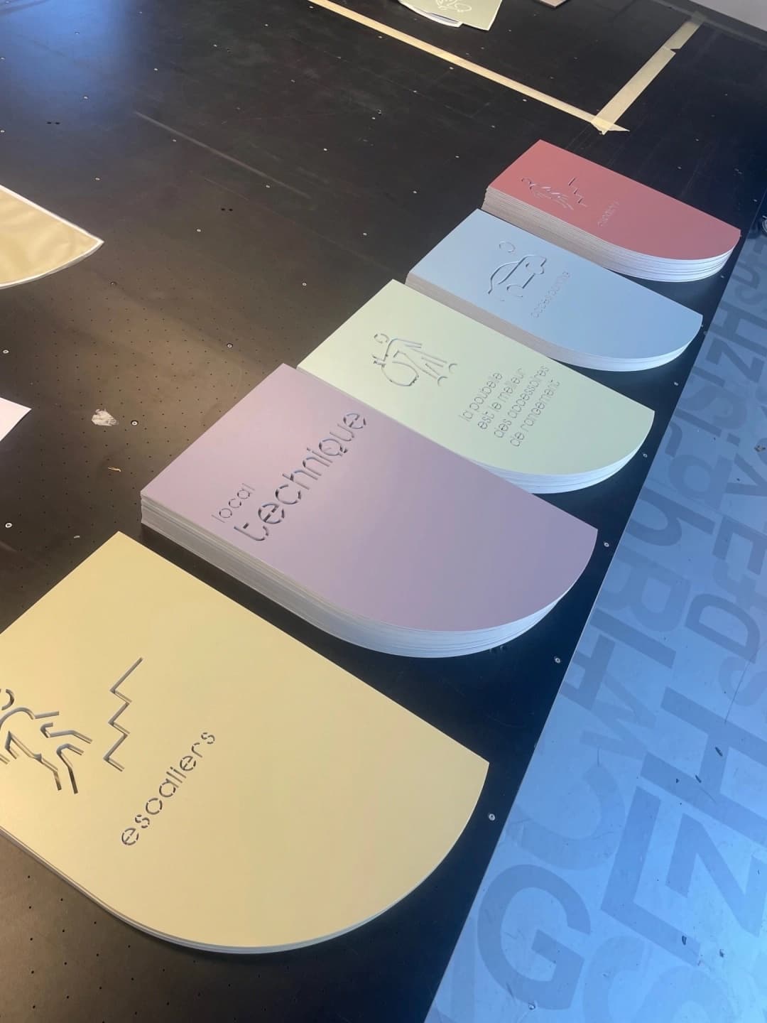 Signalétique intérieure — Réalisation 3