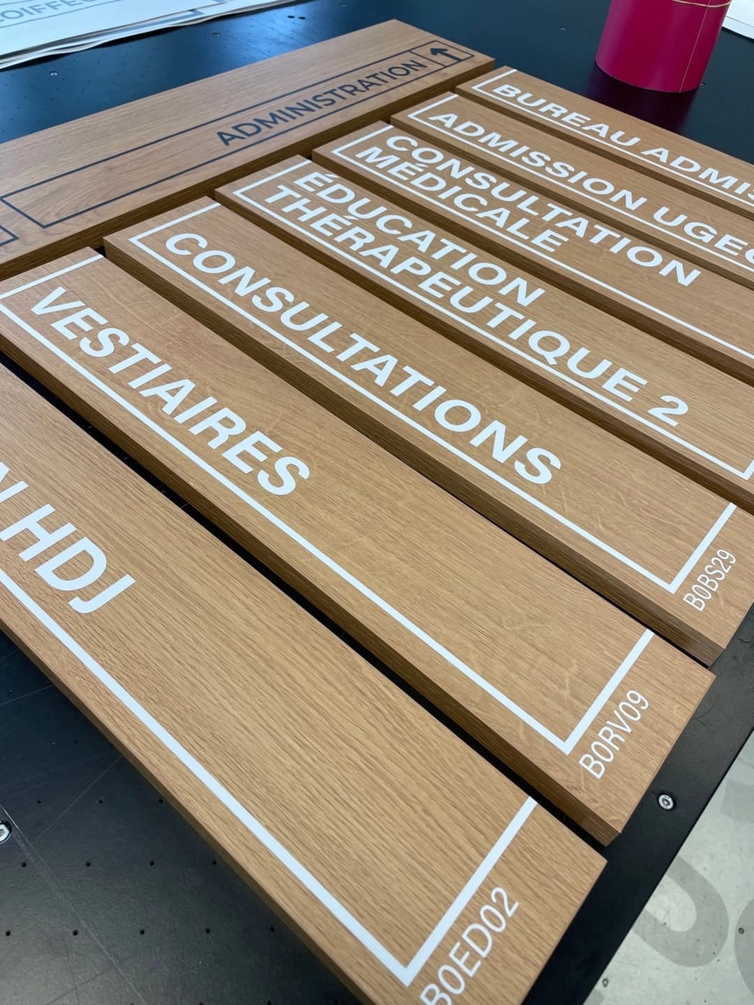 Signalétique intérieure — Réalisation 5