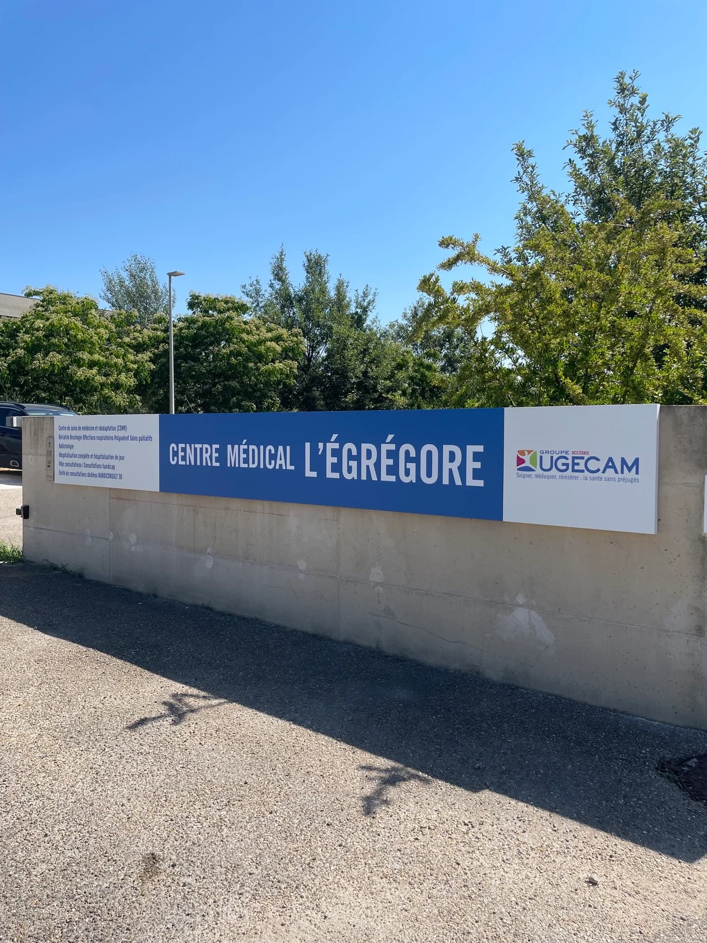 Centre Médical l'Egrégore , Pannneau Enseigne