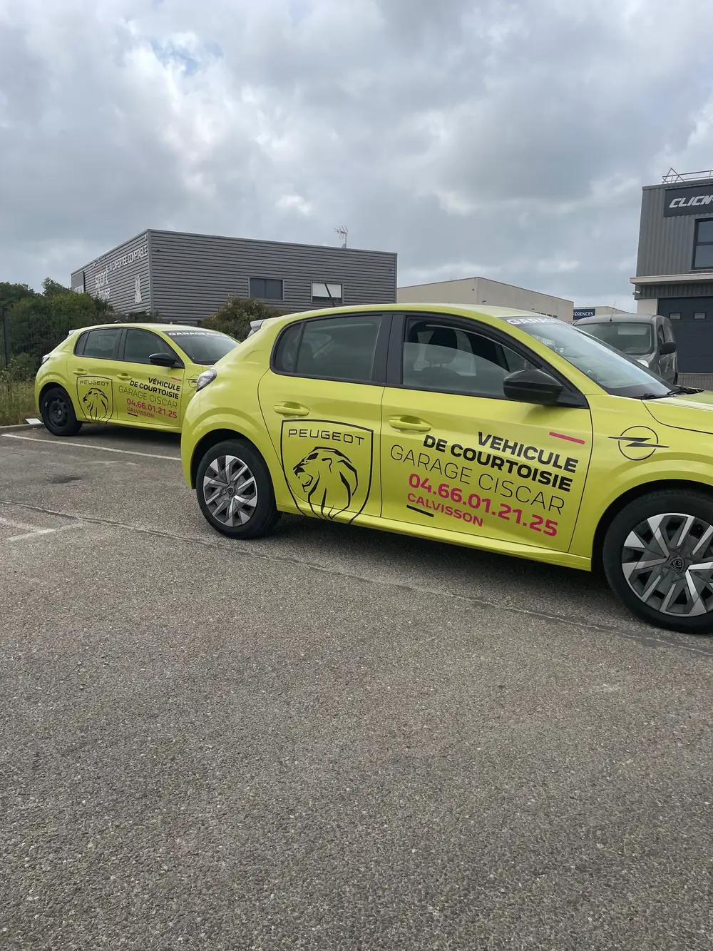 Marquage Vehicule GARAGE CISCAR