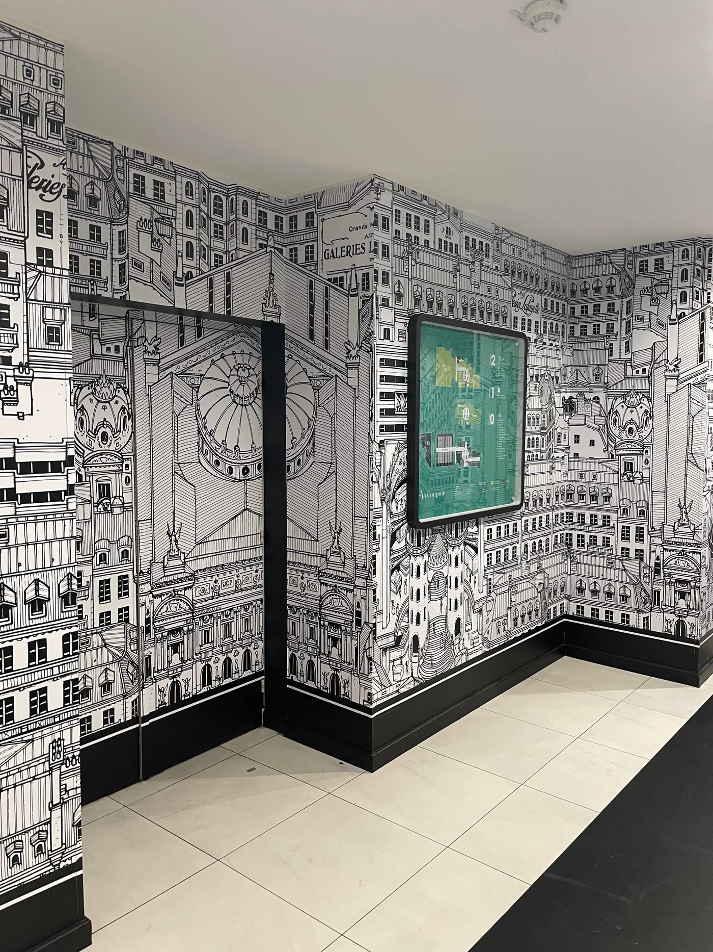 Adhésif décoratif mural La Coupole