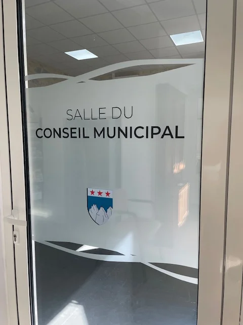 Adhésif Vitrine Mairie de Bragassargues